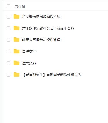 左小姐-直播带货俱乐部十三行、无人直播，全套教程附：工具、文档、话术资料-我爱项目网